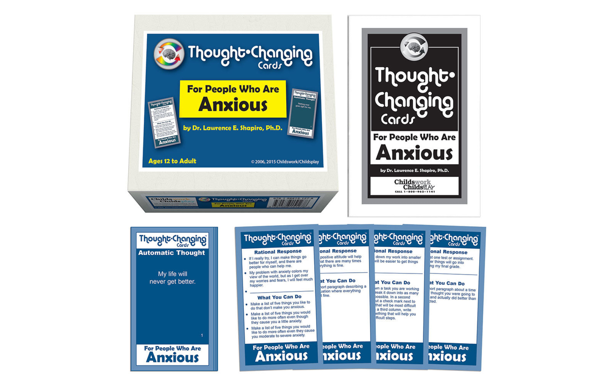 Thought Changing Card Kit for People Who are Anxious