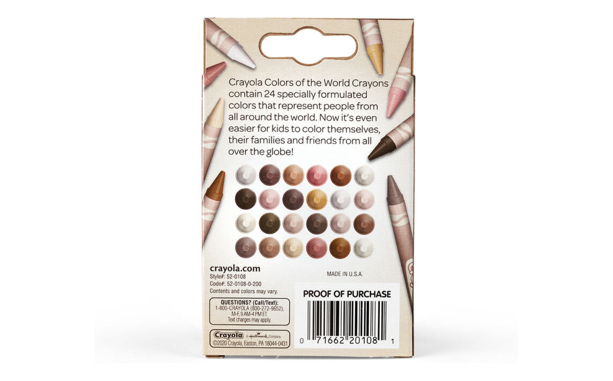 Crayola Unveils 'Colors of the World' Crayons Representing 40 Skin Tones