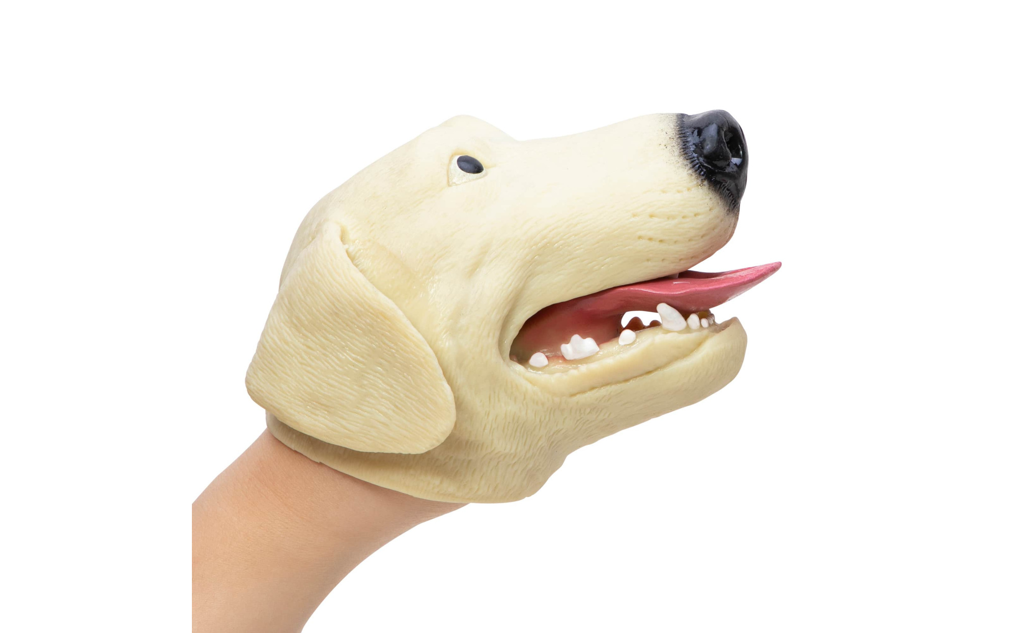 Rubber hand dog clearance toy