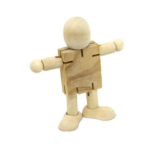 Poseable Wooden Person – Sand Tray Therapy